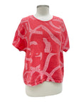 Fenini SHORT SLEEVE OVERSIZE PRINT TOP