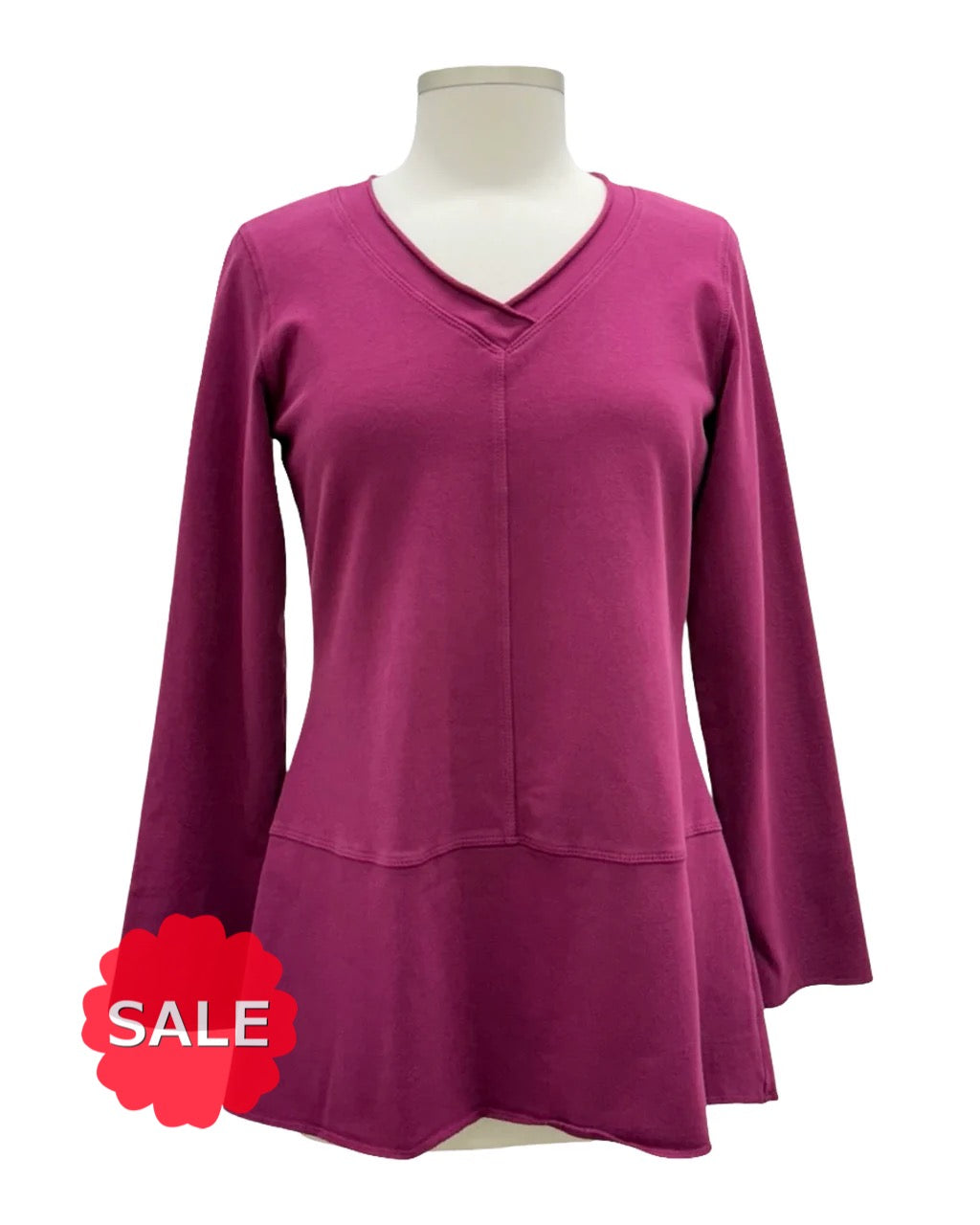 Color Me Cotton V NECK TUNIC - Originally $109