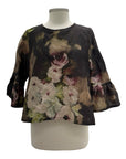 Bryn Walker TAFFETA BELL SLEEVE BLOUSE FRANCINE