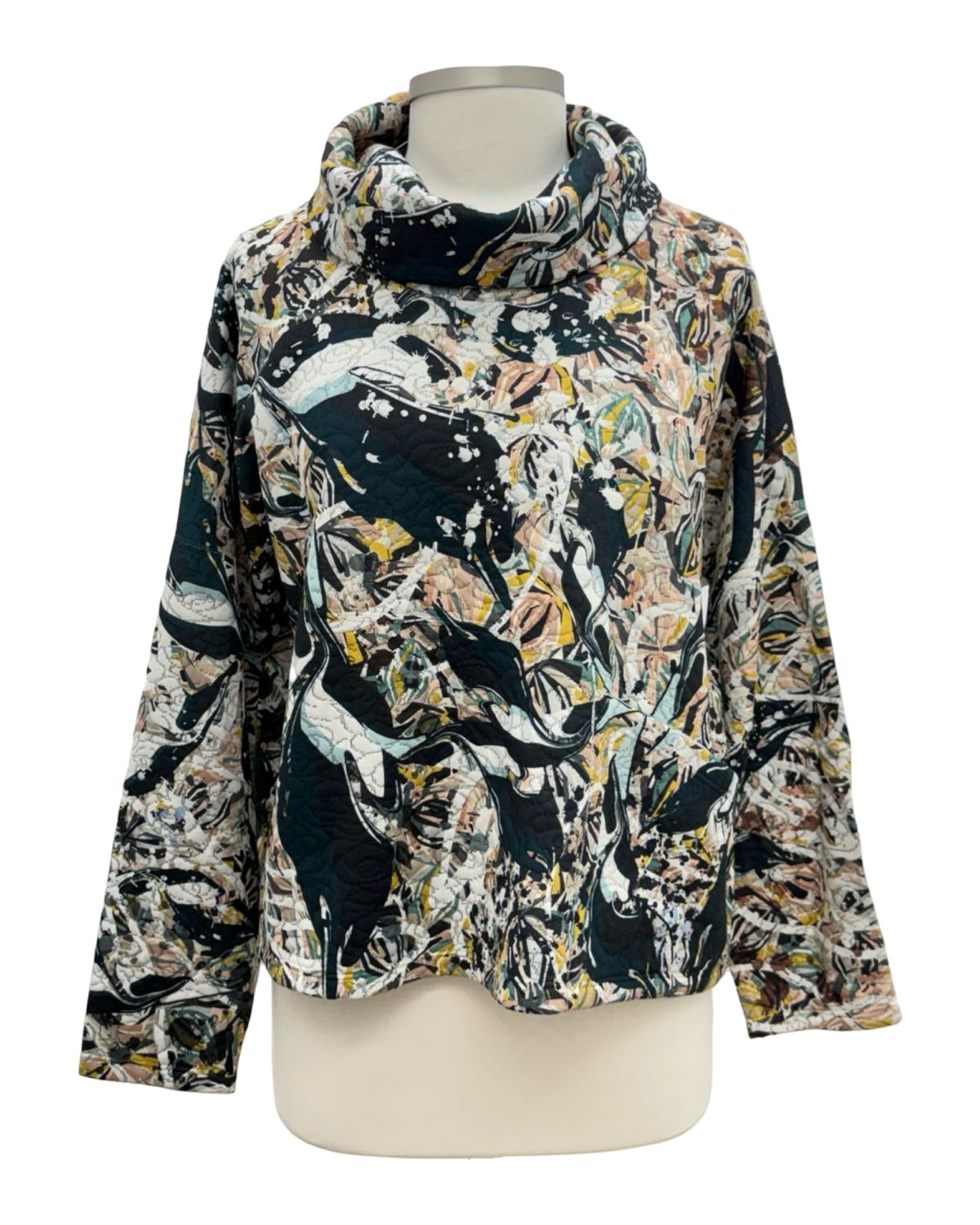 Inoah POCKET QUILT COWL TOP