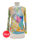 INOAH LONG SLEEVE MESH TOP - Originally $89