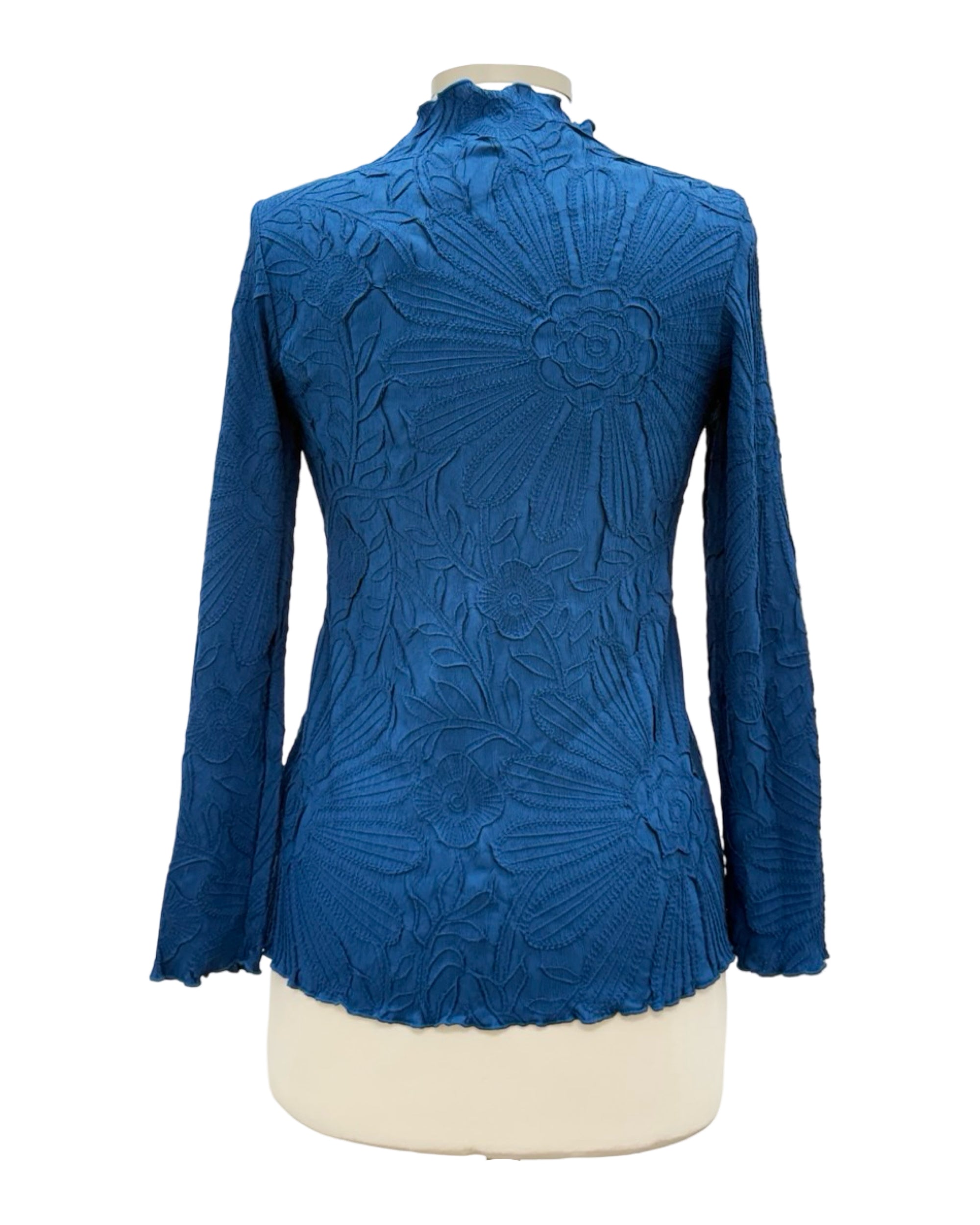 Vanité MOCK NECK FLOWER LONG SLEEVE