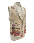 Johnny Was FAUX SUEDE VEST CECILIO