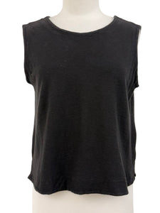 Cut Loose LINEN COTTON JERSEY WIDE FACING TANK