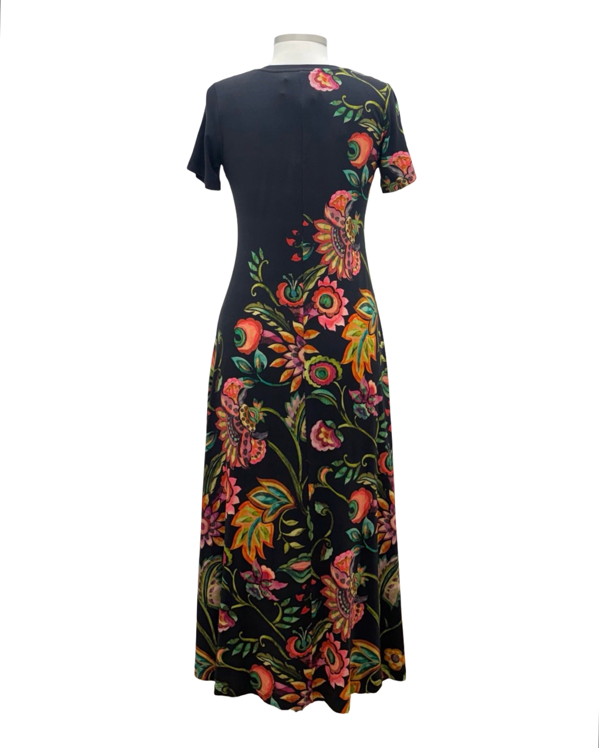 johnny was dress Women's Ruffle Sleeve in White, Size Small, Floral this sleeveless dress is finished with an A Johnny Was Women's Linen Tank