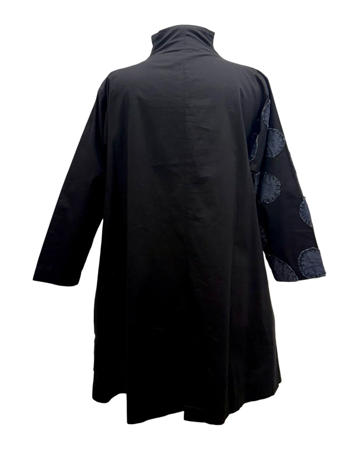 M Squared LONG DOTS FUNNEL JACKET