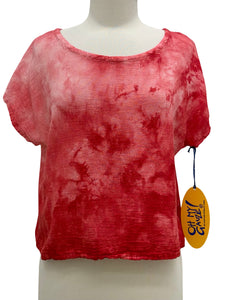 Oh My Gauze SHORT SLEEVE CROSSBACK TOP