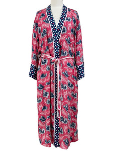 Print Fresh OSTRICH SATIN ROBE