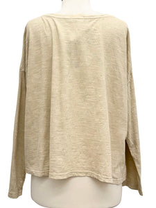 Krista Larson CROP CRANES LONG SLEEVE