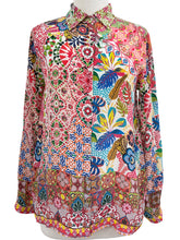 Load image into Gallery viewer, Shana MULTI COLOR SILK BLOUSE
