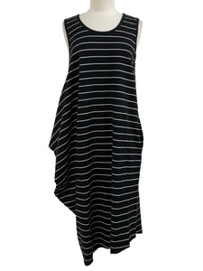 Planet STRIPE WATERFALL TANK DRESS