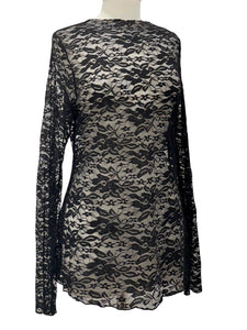 Jaded Gypsy LACE MOCK NECK TOP