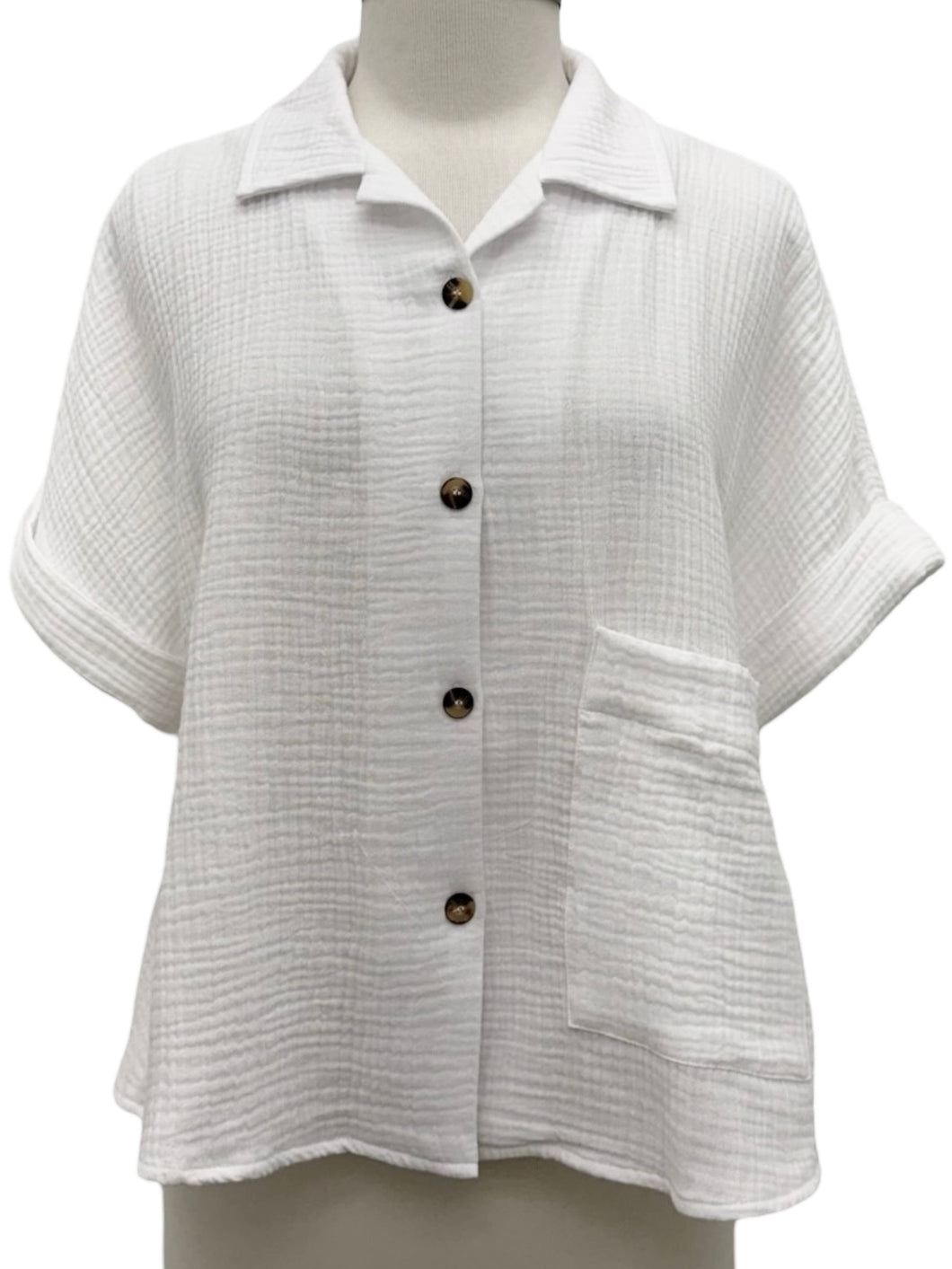 Sympli BREEZE BOLERO SHIRT