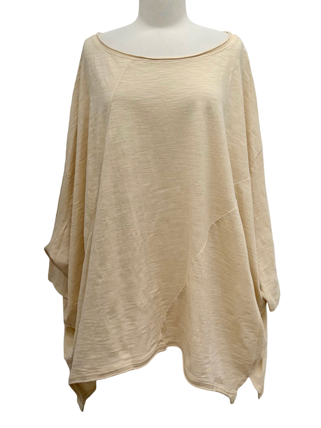 Jaded Gypsy BE FREE TOP VINTAGE OATMEAL