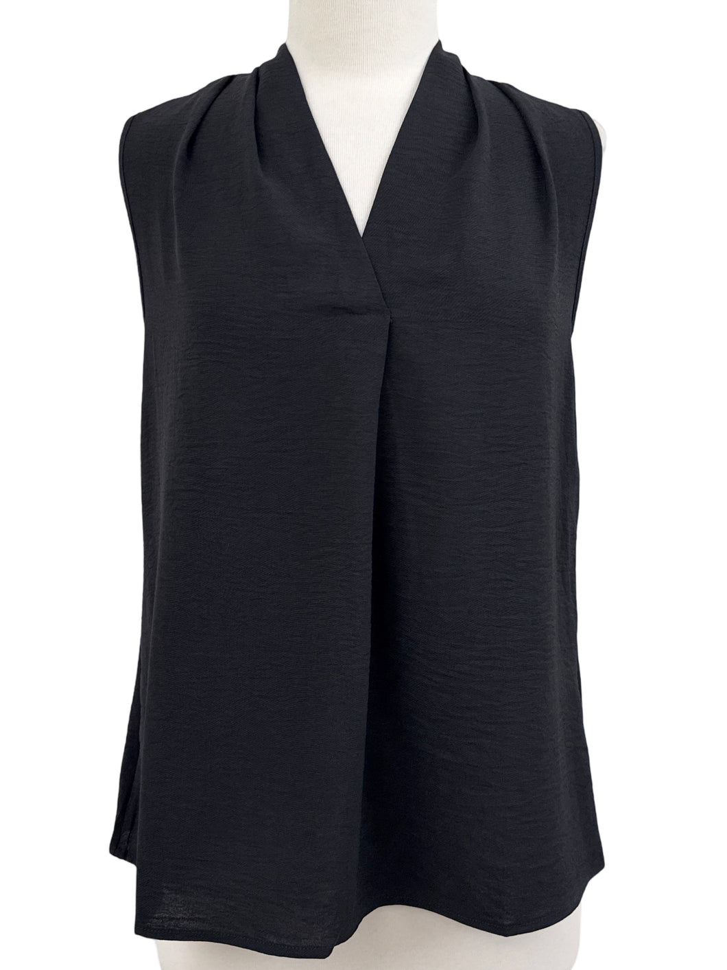 Shana SHAWL COLLAR TANK V NECK - Originally $69 🔵