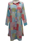 Habitat CAFE DRESS PATCHWORK - ORIGINALLY $109 🔵