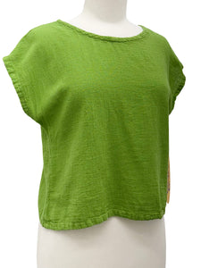 Oh My Gauze SHORT SLEEVE CROSSBACK TOP