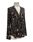Alembika MATRIX LONG SLEEVE V NECK TOP