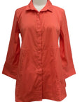 Habitat HIDDEN PLACKET BLOUSE - ORIGINALLY $95