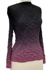 Vanité OMBRE LONG SLEEVE TOP ROSE