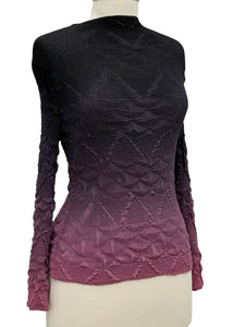 Vanité OMBRE LONG SLEEVE TOP ROSE