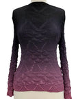 Vanité OMBRE LONG SLEEVE TOP ROSE