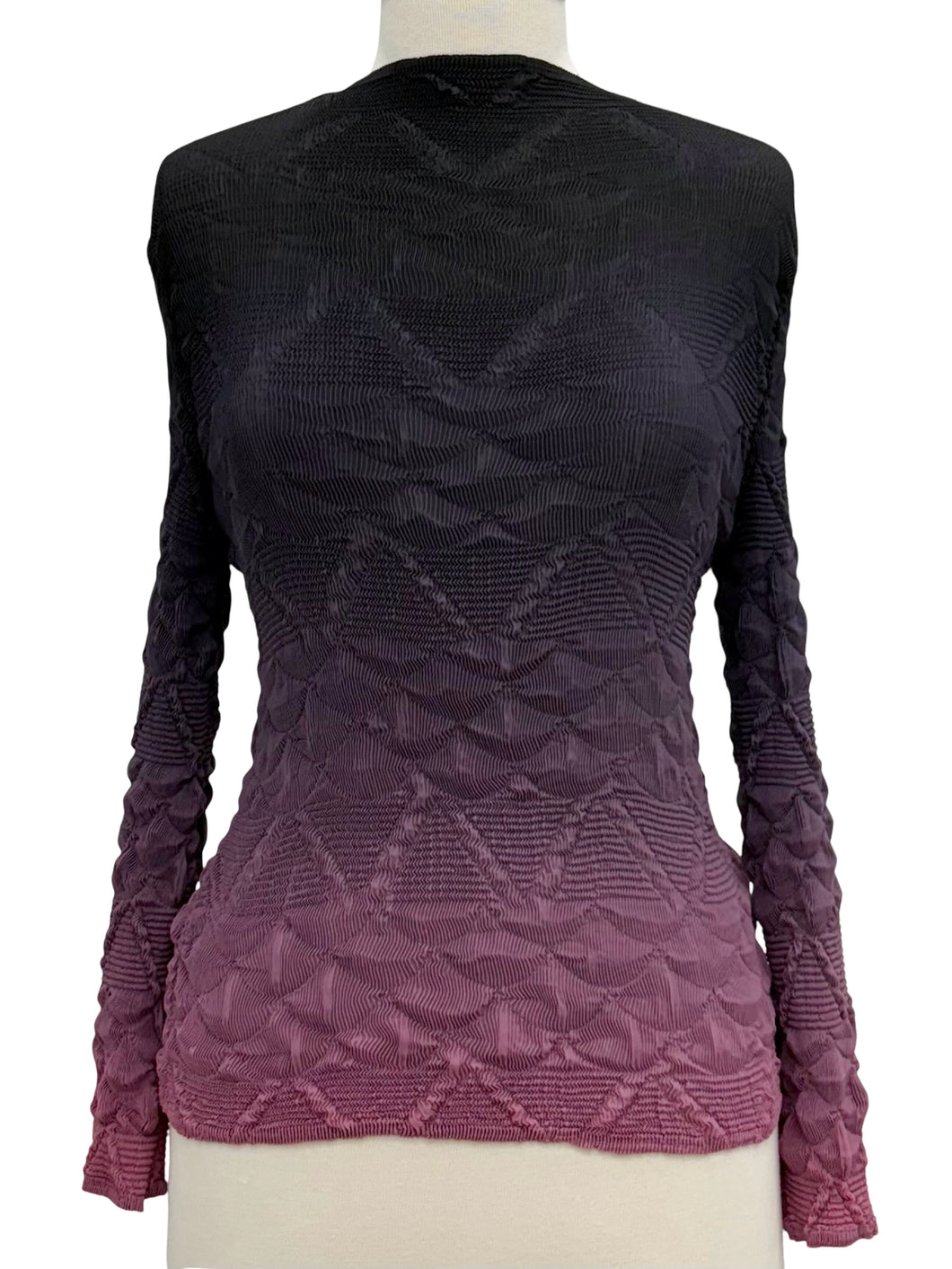 Vanité OMBRE LONG SLEEVE TOP ROSE