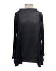 Ozai N Ku MOCK NECK LONG SLEEVE TOP
