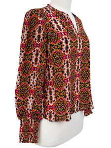 APNY SPLIT NECK BLOUSE