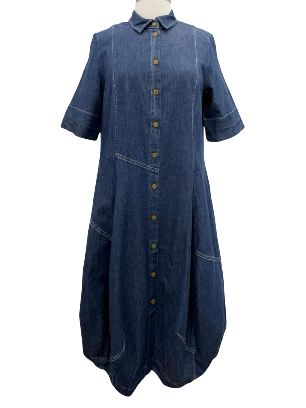 Alembika DENIM BUBBLE DRESS