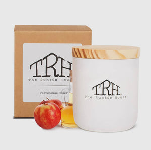 The Rustic House SOY CANDLE FARMHOUSE CIDER - Originally $30