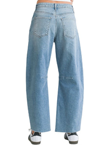 Just Black Denim BARREL JEAN WITH SEAMS