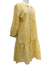 Load image into Gallery viewer, Foil LONG SLEEVE TIER DRESS
