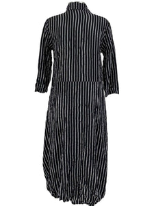 Shana SNAP FRONT STRIPE DRESS