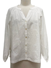 Load image into Gallery viewer, Habitat FLORAL EMBROIDERED ROMANCE SHIRT
