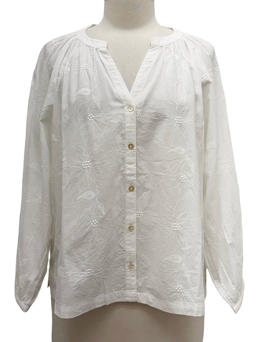 Habitat FLORAL EMBROIDERED ROMANCE SHIRT