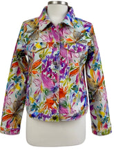 Load image into Gallery viewer, APNY FLORAL JEAN JACKET
