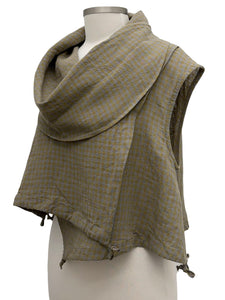 Bryn Walker OLIVE CHECK PENNY VEST
