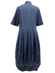 Alembika DENIM BUBBLE DRESS