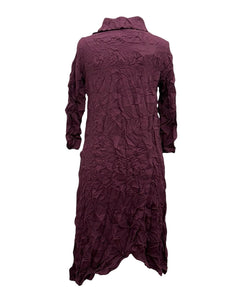 Chalet ASYMMETRICAL LONG SLEEVE CRUSH DRESS LEAH