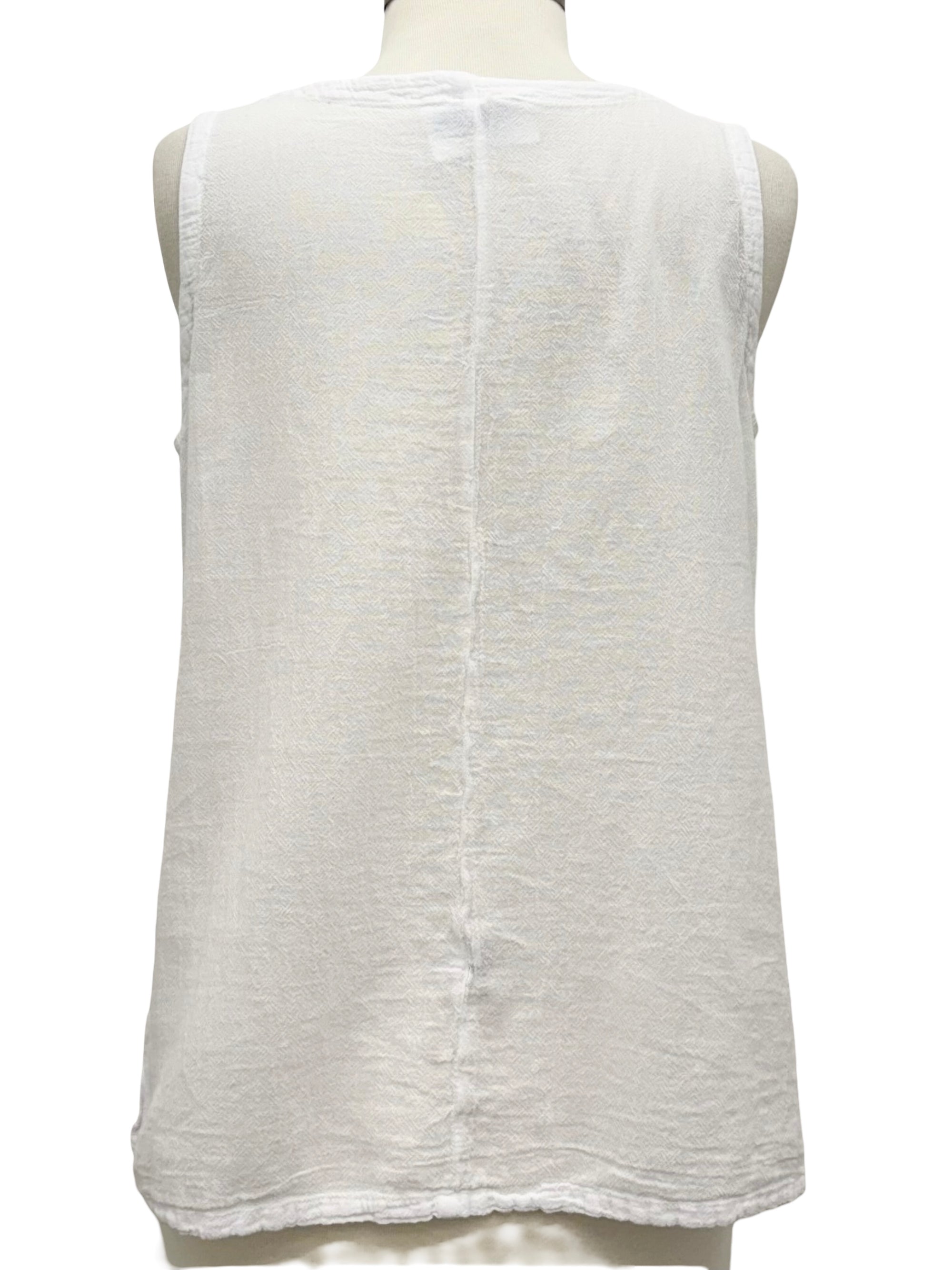 Oh My Gauze HENRI V NECK TANK - ORIGINALLY $59