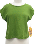Oh My Gauze SHORT SLEEVE CROSSBACK TOP - Originally $59