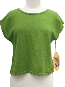 Oh My Gauze SHORT SLEEVE CROSSBACK TOP