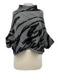 Moyuru MOCK NECK SQUIGGLE SWEATER