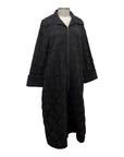 Moonlight SQUARE TEXTURED ZIP COAT