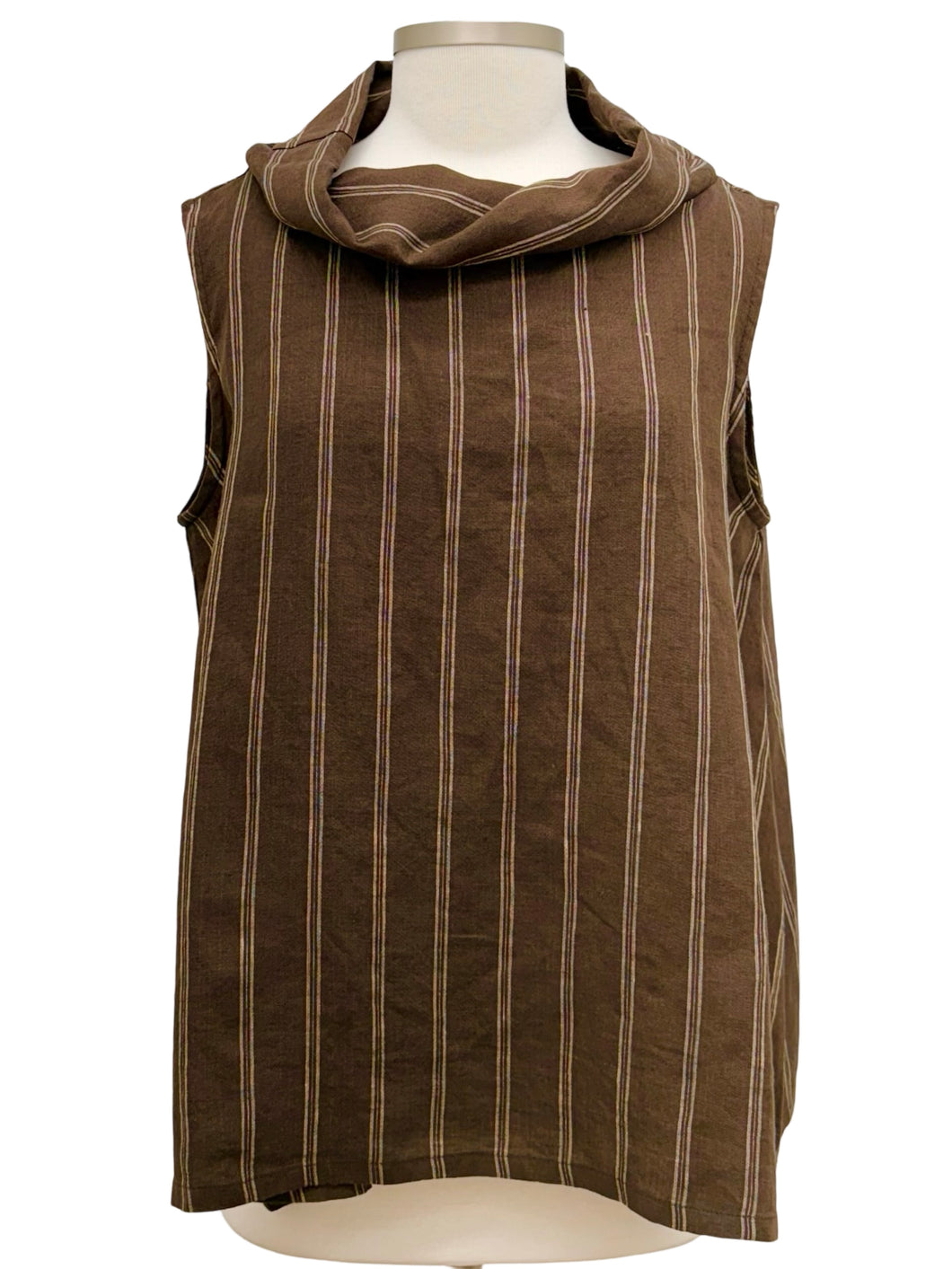 Bryn Walker STRIPE LINEN ETTA TANK