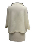 Moyuru MOCK CROP SWEATER WHIP STITCH