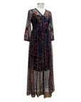 Johnny Was MESH DRESS WITH SLIP THEIA