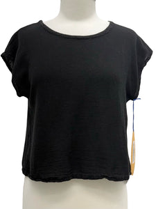 Oh My Gauze SHORT SLEEVE CROSSBACK TOP