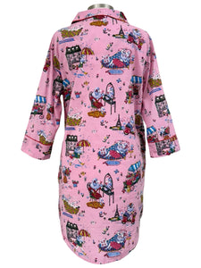 Print Fresh PARISIAN POODLE NIGHTSHIRT